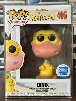 Funko Pop Figur Animation The Flintstones Dino 406 Limited 2500 Mit Protektor