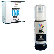 Black T522 Ink Bottle Replacement for Epson 522 Fits EcoTank ET-2720 ET-2800