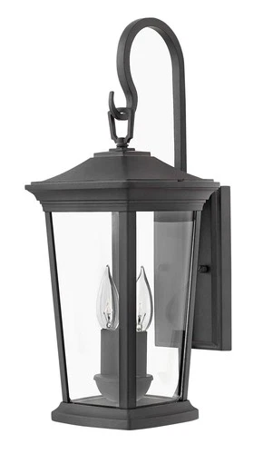 Hinkley Bromley 20" High Museum Black Outdoor Lantern Wall Light - Picture 3 of 10