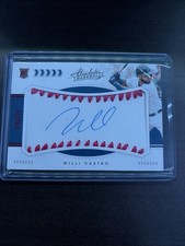 Panini Absolute Rookie Baseball Material Signatures Willi Castro #126 Pink /75