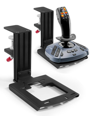 Metal Desk Mount for Flight Sim Stick Compatible with Thrustmaster Simtask Farms