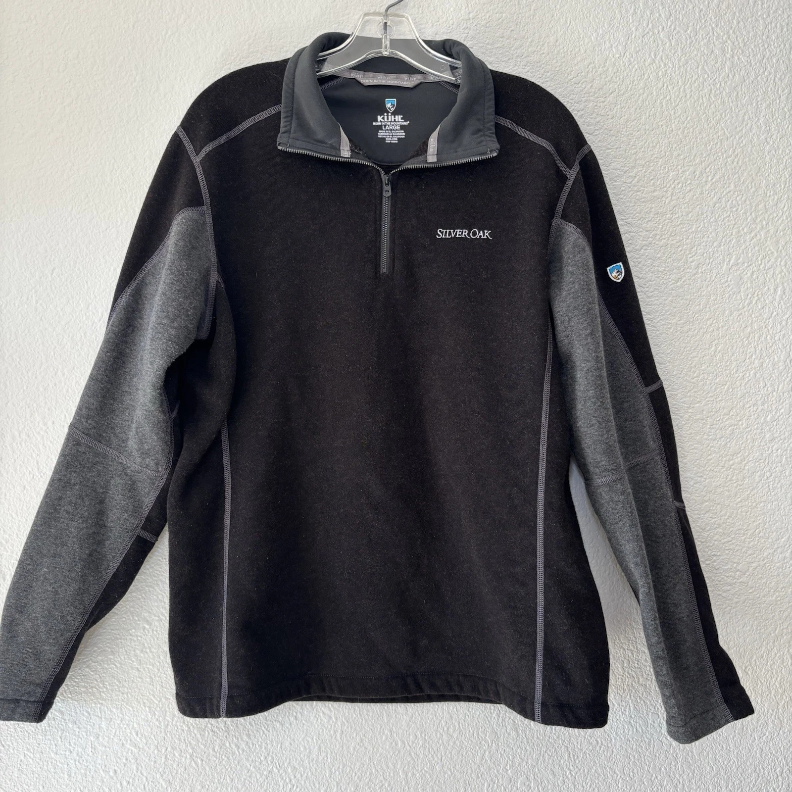 Kuhl Men's Revel Fleece Pullover Sweater Size Large 1/4 Zip Outdoors Gorpcore