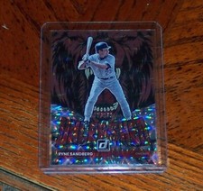 2022 Panini Donruss Ryne Sandberg #/349 Unleashed Silver Refractor Insert CUBS