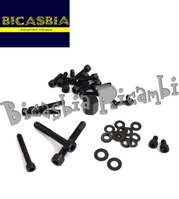 19515 KIT COMPLETO VITI DECO ERGAL NERO MBK 50 BOOSTER DAL 2004
