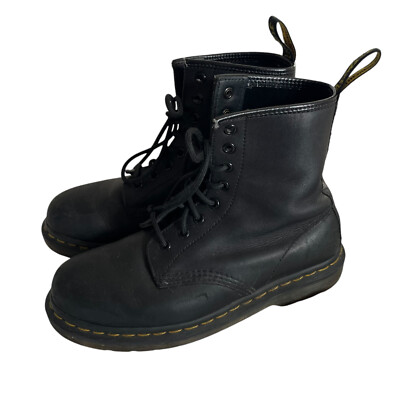 *DR. MARTENS* Men’s 1460 Pascal Virginia Leather Lace-Up Combat Boots Size 6 Dr. Martens 1460 Pascal Virginia Leather Boots | Boot World main image 3
