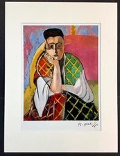 Henri Matisse - 12x16 Inch Matted Print -  FRAME READY - Hand Signed Signature