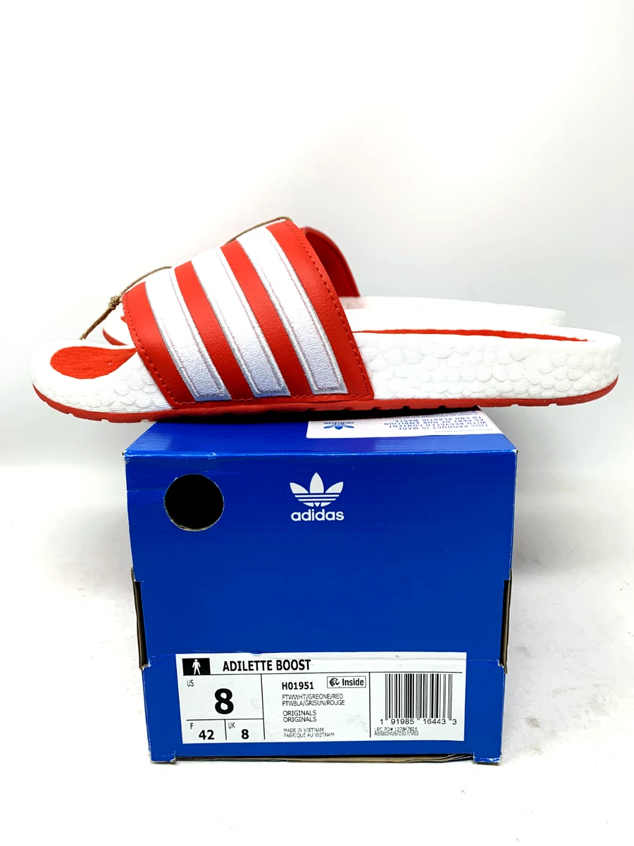 Adilette rouge hot sale