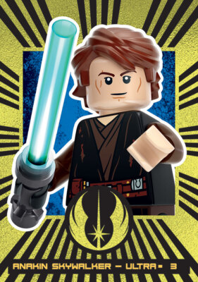 LEGO Star Wars Serie 4 Trading Card Nr. 3 - Anakin Skywalker - Ultra Karte