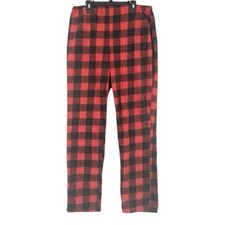Wondershop Women  s Holiday Buffalo Check Plaid Fleece Pajama/Lounge Pants Size M