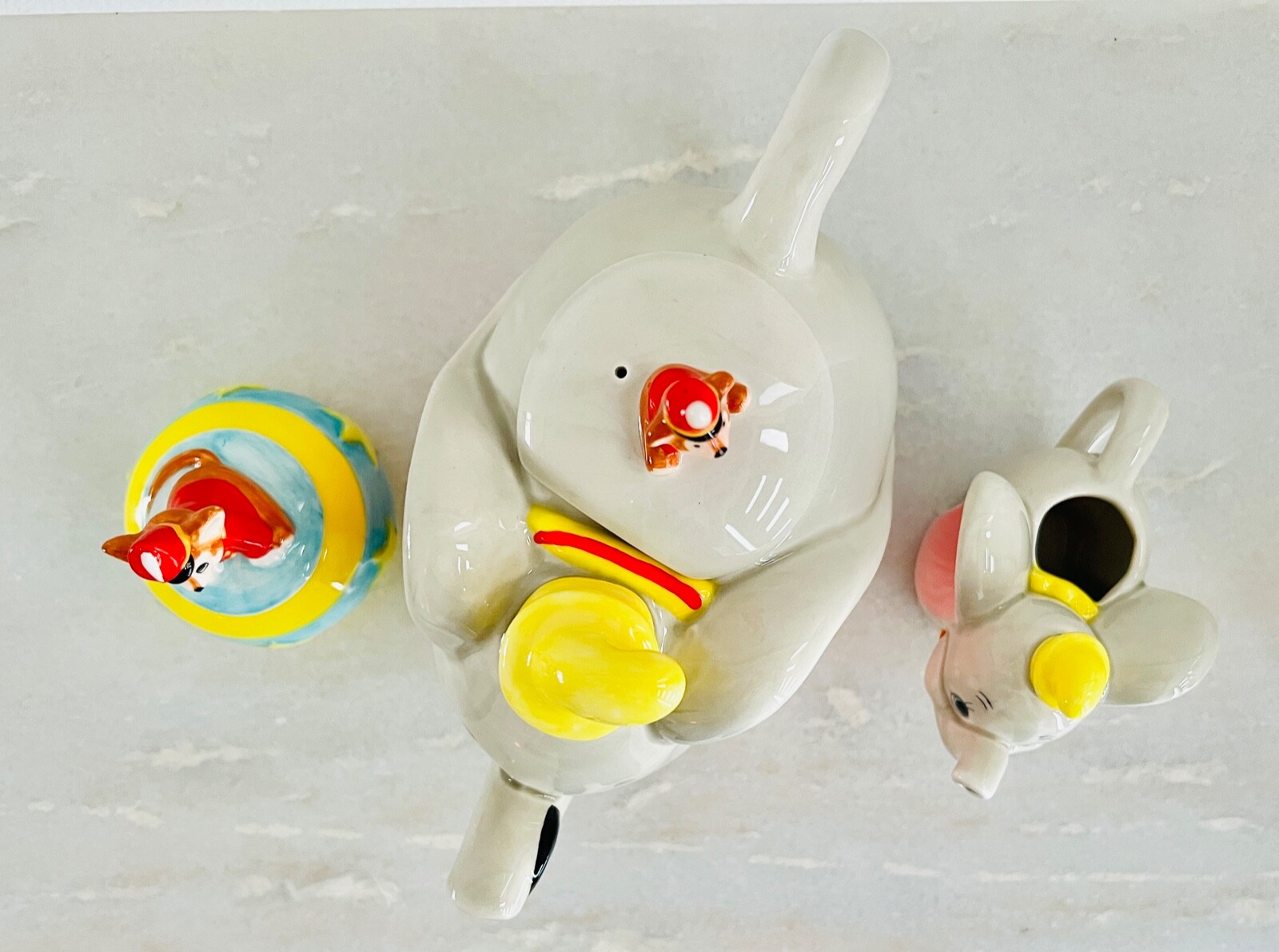 Vintage Disney Dumbo Tea Set in Original Box Complete New eBay