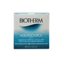 BIOTHERM AQUASOURCE GEL 48H CONTINUES RELEASE HYDRATION NOR/COM SKIN 50ML 
