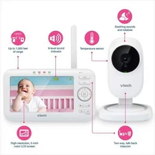 VTech VM5251 5" Full Color Safe Night Vision Video Baby Monitor - [LN]™