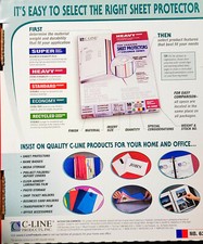 C-LINE Top Loading Standard Polypropylene Sheet Protectors Style No.62048 