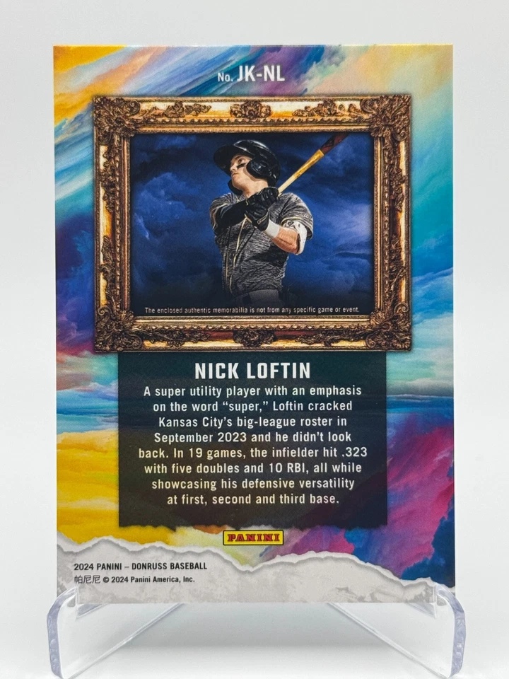 2024 Panini Donruss Jersey Kings Relic #JK-NL NICK LOFTIN - Image 3 of 3