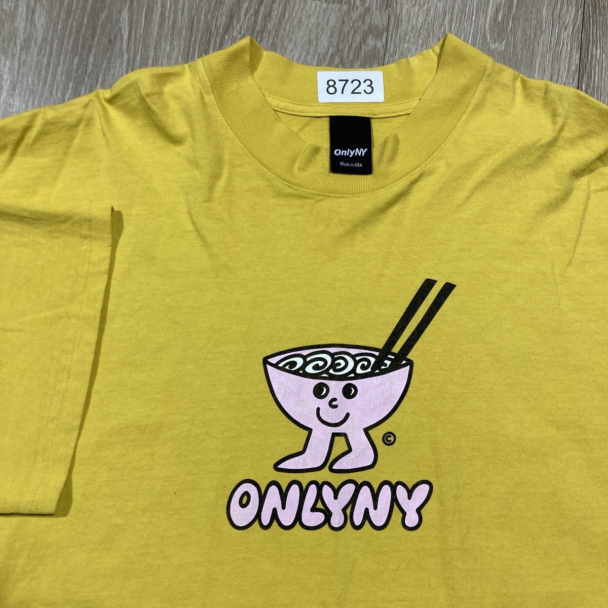 【ONLY NY】ONLY NY Ramen Tee Only NY Shirt XXL Ramen Soup Streetwear New York Smiley Tee