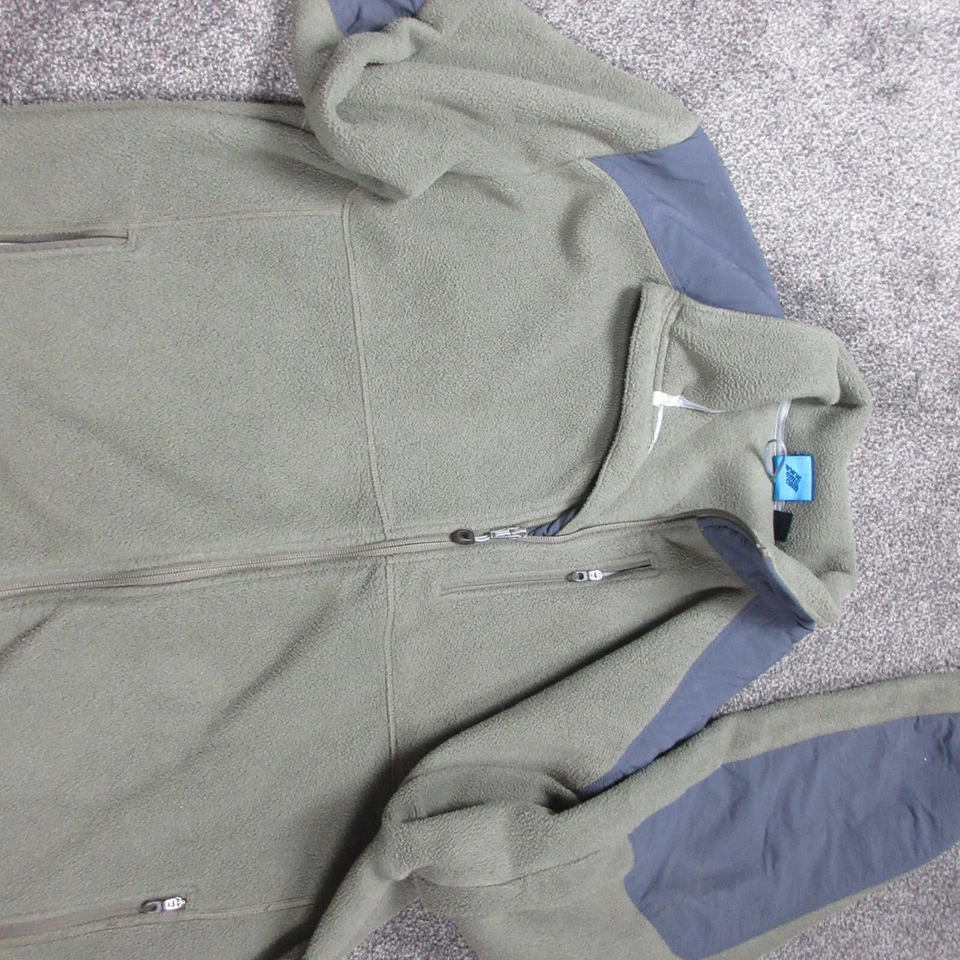 Sudadera deportiva Eastern Mountain para hombre grande verde bloque de color polar Foto 2 de 4