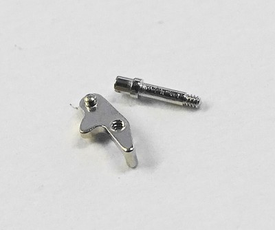 Tirette + Vis Pour Montre FHF 25 - Pièce Détachée De Mouvement Horloger - Fabriqué En France