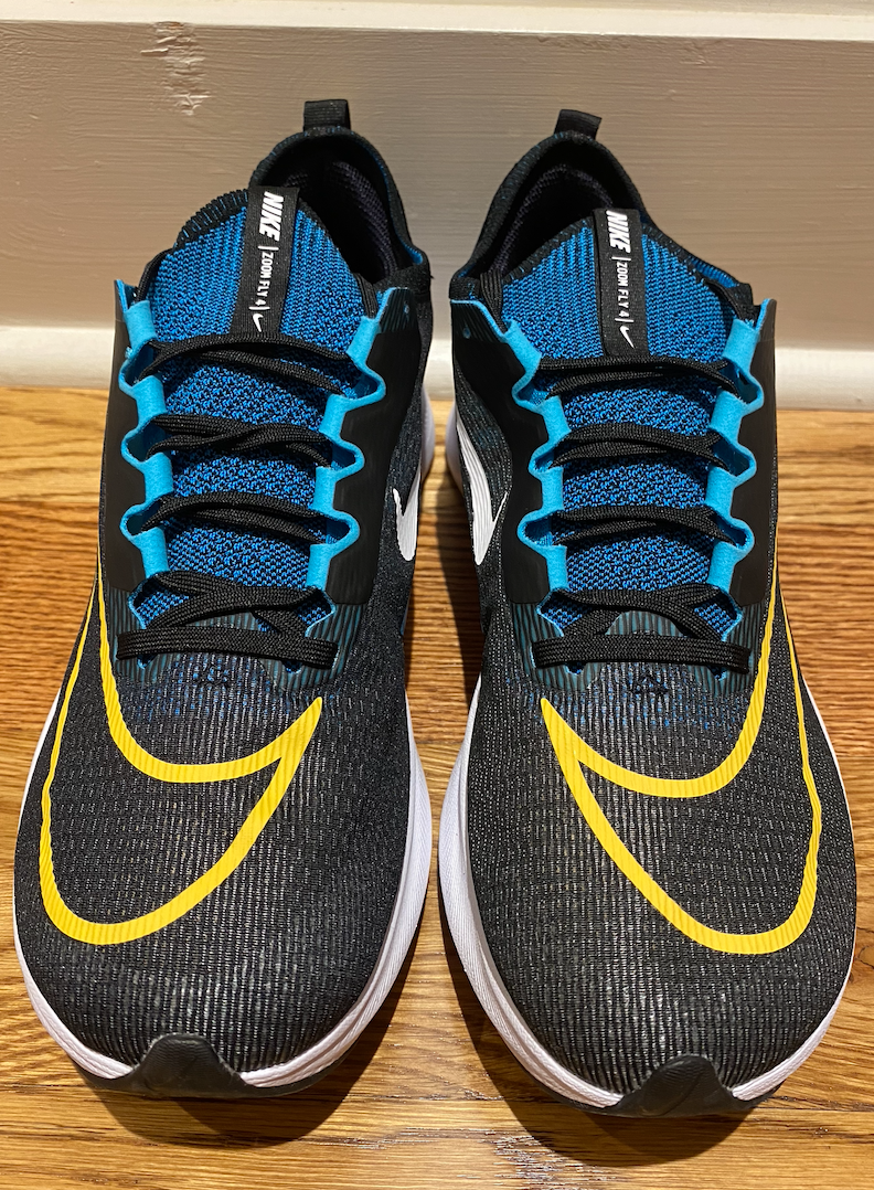 NEW Nike Zoom Fly 4 Running Shoes Black Chlorine Blue CT2392-003
