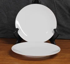 Rosenthal Continental China - Classic Modern White - Bread Plates - TWO - 2 - 6"