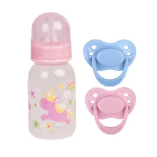 Magnetic Pacifier Baby Girl Doll Feeding Bottle For Reborn Baby Doll Accessories