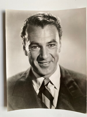 Gary Cooper - Portraitaufnahme  - seltenes Vintage Foto  - 24 x 19 cm