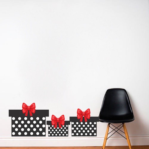 Christmas Wall Decal Decor Removable Holiday Wall Window Sticker Designs, h65 - Picture 2 of 4