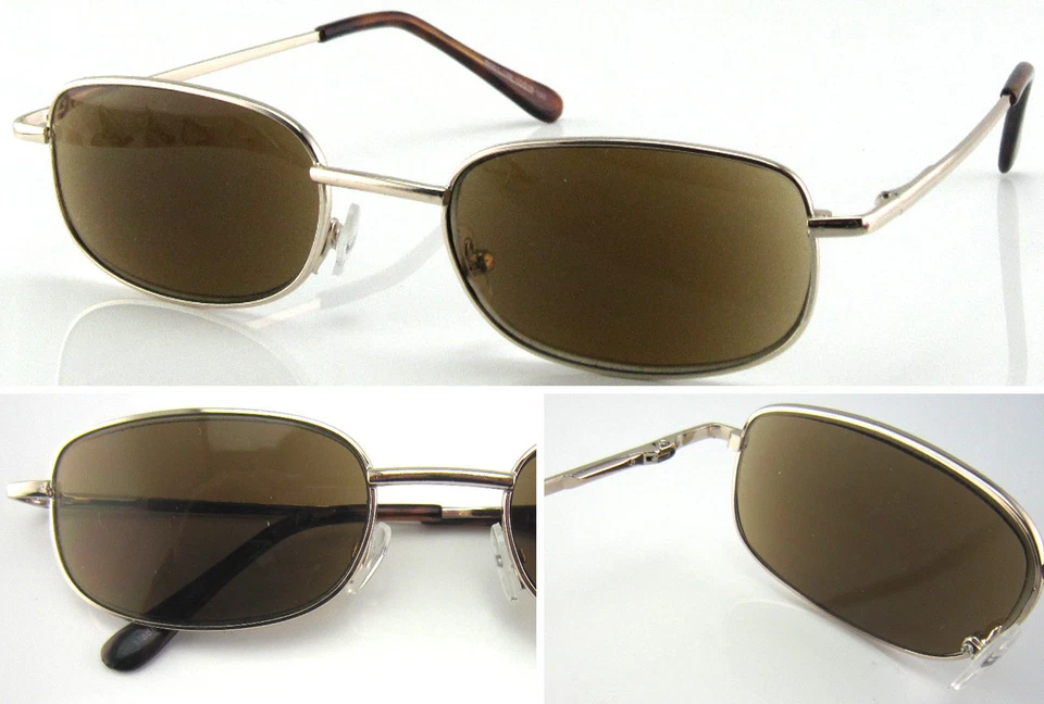 100% UV400 Classic Style Metal Sun-reader/Spring Hinge Reading Sunglasses SL139