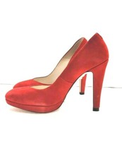 Karen Millen Suede Platform High Heel Court Pump Size 40