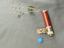 Palomar 300A final stage plate choke with parasitics and spring clips