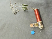 Palomar 300A final stage plate choke with parasitics and spring clips