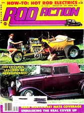 "ROD ACTION" ~ FEBRUARY 1985 ~ *** VINTAGE "HOT ROD" / CLASSIC RACE CARS ***