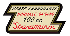 Tank Aufkleber Moto Morini Sbarazzino 100 - Usate Carburante