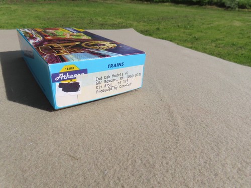 HO Athearn Special Run 50' Box Car GULF MOBILE & OHIO #9741 End Cab Models #1 - Afbeelding 2 van 2