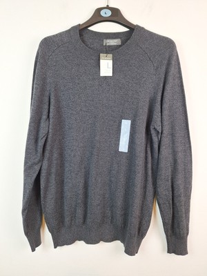Primark Mens Large Charcoal Long Sleeve Jumper New