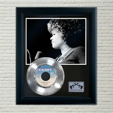 Etta James "Id Rather Go Blind" Framed 45 Silver Record Display