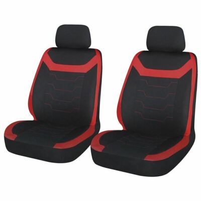 Red Full Set Front Pair Car Seat Covers for Mini Roadster