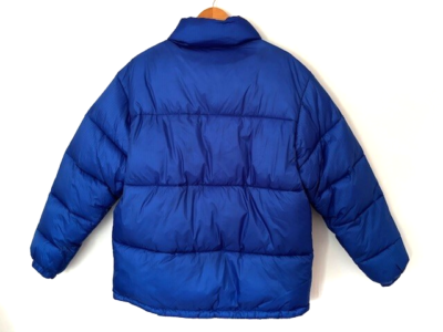 Zara DNWR Puffer Coat Mens Large Blue Winter Ski Jacket Pockets