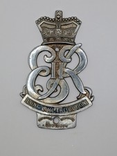 Original 1953 Queen Elizabeth II Coronation Streamlux Car Grill Badge