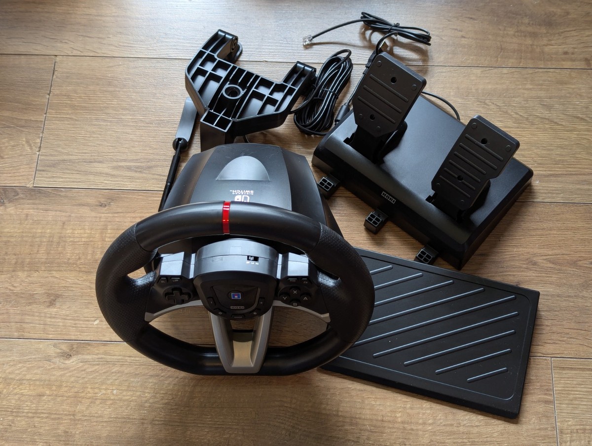 HORI Racing Wheel Pro Deluxe steering with pedals USB for PC