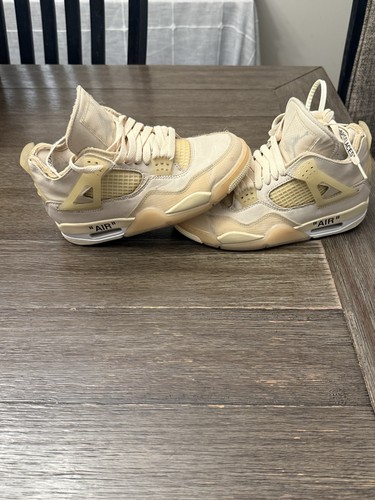 Size 6 - Jordan 4 SP x Off-White Mid Sail W “Used No Box”
