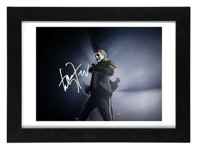 Tobias Forge Signed Autograph PHOTO Pre Print Music 6x4/A4/ Framed