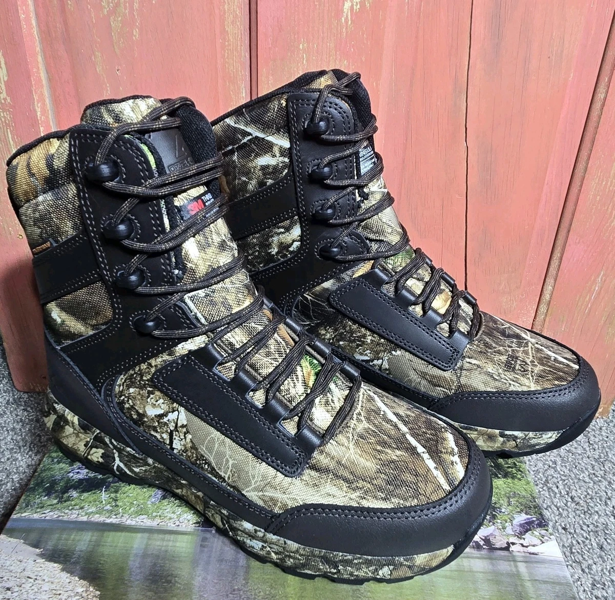 Ozark Trail Men\'s Lace Up 400G Leather Snow Boot Size 9, -40° Rating, Waterproof Buy Ozark Trail Mens Pack Snow Boot Online Jamaica | Ubuy main image 4