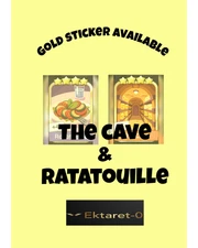 The cave & Ratatouille gold stickers:-Mono_poly_Go sticker:-golden blitz