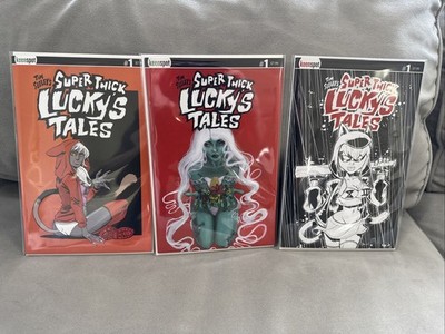 Tim Seeleys Super Thick Luckys Tales #1 Cover A, B & D Dongarra Mature NM!