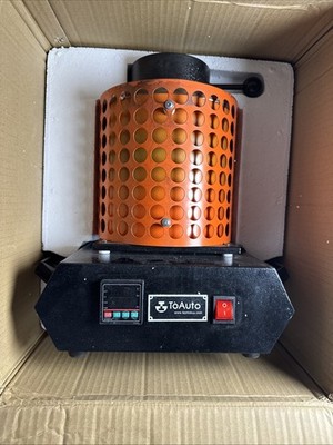 TOAUTO 3KG 1800W Electric Gold Melting Furnace 230V Metal Copper Silver Smelter