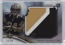 2013 Topps Platinum Rookie Patch 11/59 Kenny Stills #PRP-KS Patch 3b8