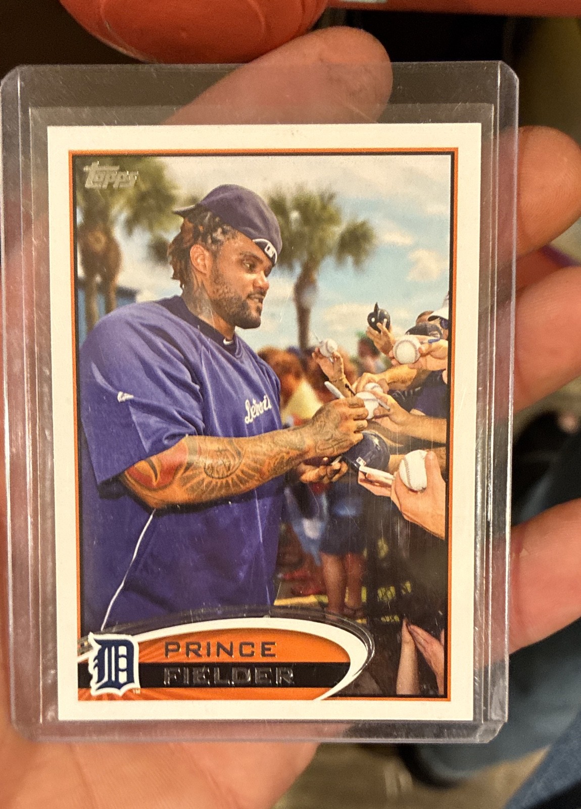 2012 Topps - Image Variation Prince Fielder #650 Signing for Fans