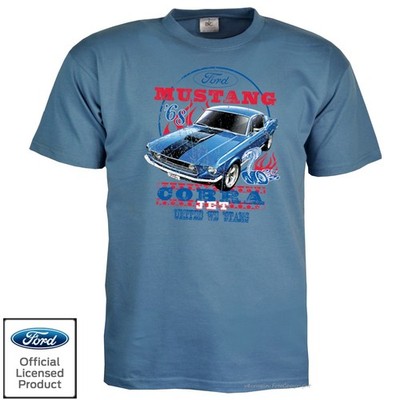 Ford Mustang  T-Shirt  LICENSED Cobra 60er US-Car  Vintage Musclcar  USA *0192