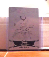2016-17 UD AHL: One of One 1/1 Printing Plate: Derek Ryan-Charlotte Checkers