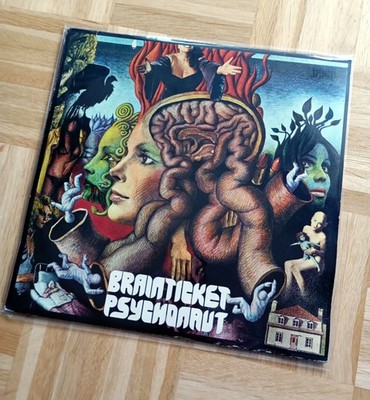 Brainticket Psychonaut LP  Krautrock RE psychedelic space Rock Prog 1976
